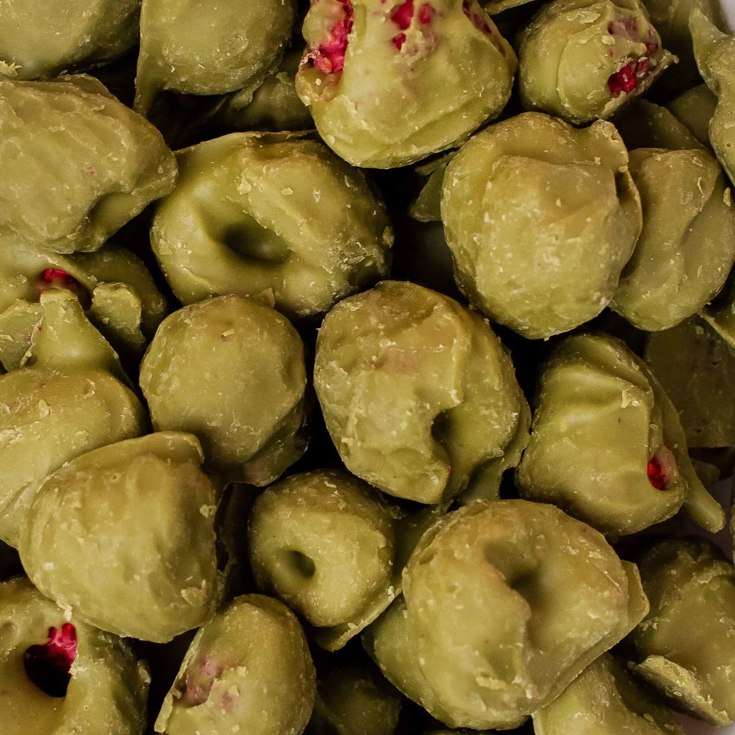 Malina w czekoladzie pistacjowej