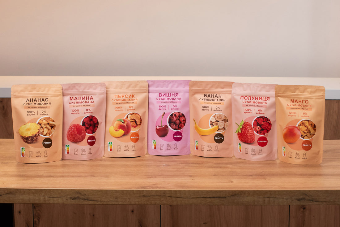 Jak liofilizuje się owoce FRUTTA