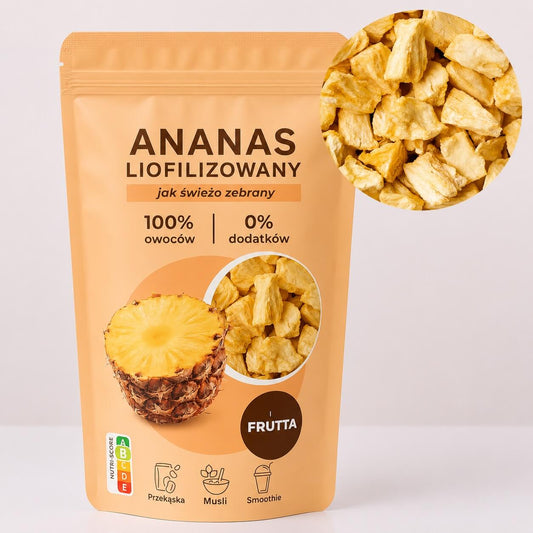 Ananas liofilizowany
