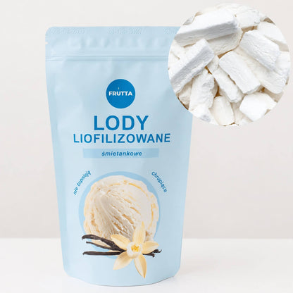 Liofilizowane lody śmietankowe (plombir)
