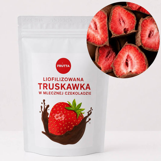 Truskawka w mlecznej czekoladzie