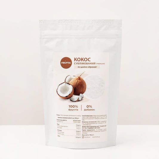 Kokos liofilizowany — proszek