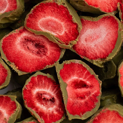 Truskawka w czekoladzie pistacjowej
