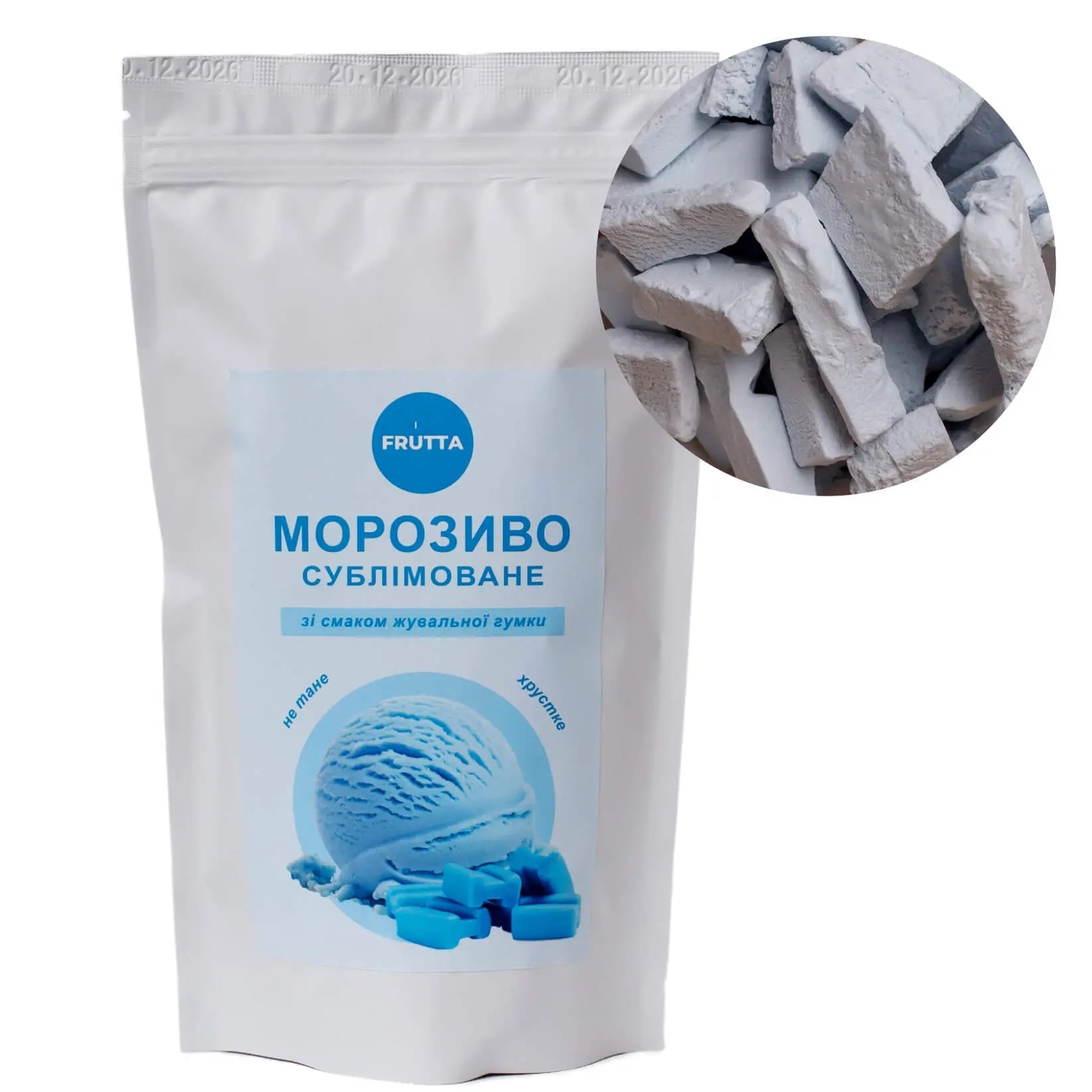 Liofilizowane lody Bubble Gum