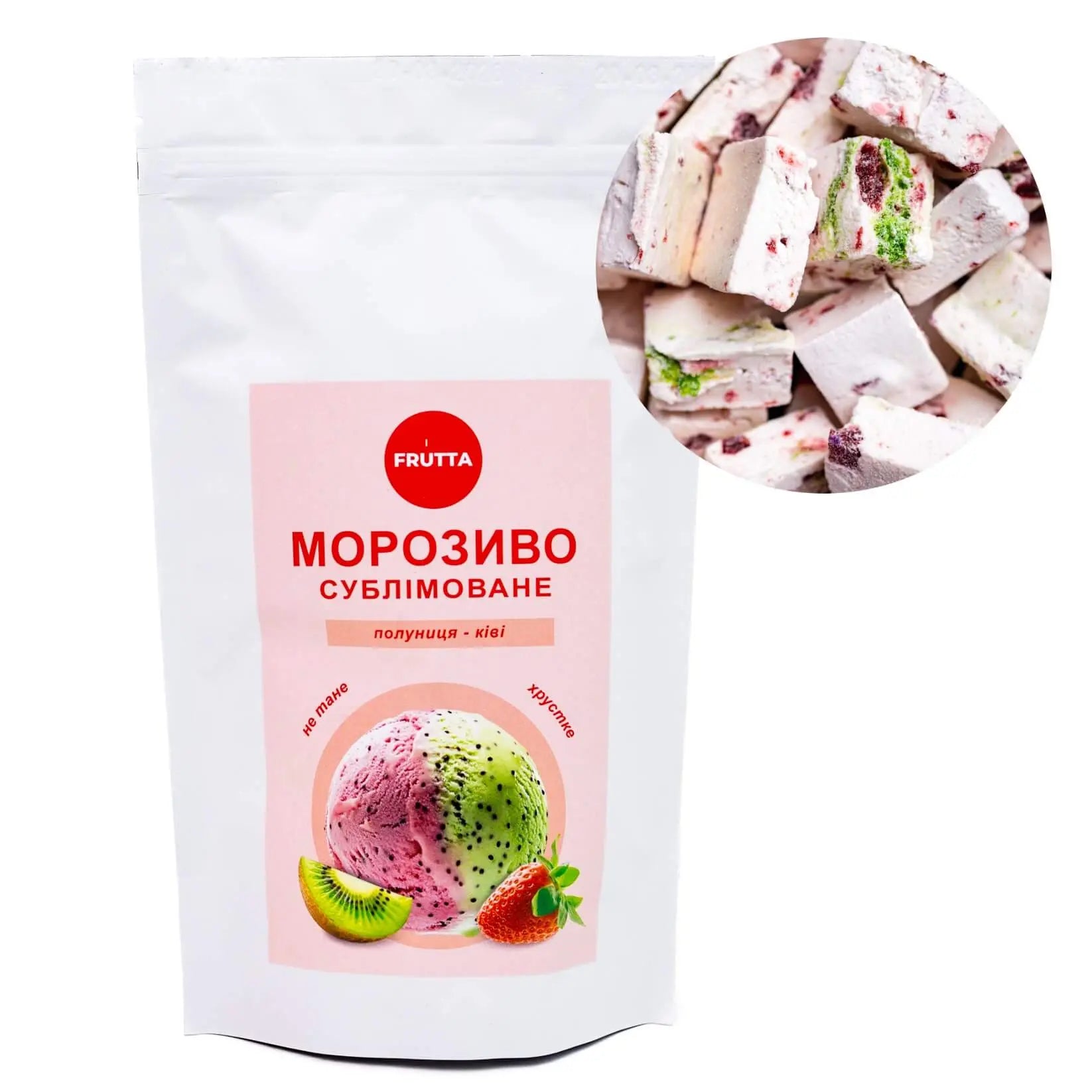 Liofilizowane lody Truskawka-Kiwi