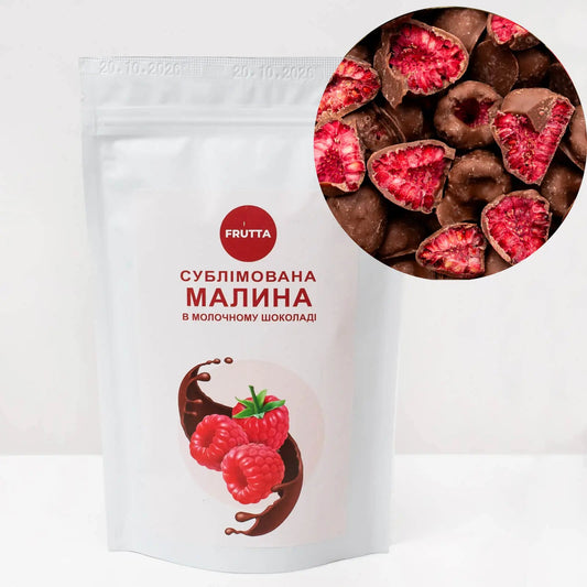 Malina w mlecznej czekoladzie